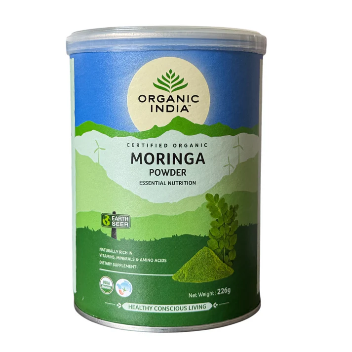 Organic India Certified Organic Moringa Powder - Wellness Nutrition ...